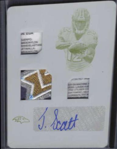 Jaleel Scott [Triple Swatch Autograph] #195