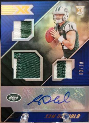 Sam Darnold [Triple Swatch Autograph] #163