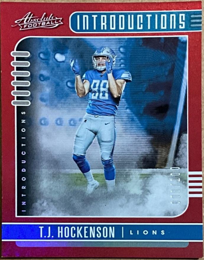 T.J. Hockenson [Spectrum Red] #19