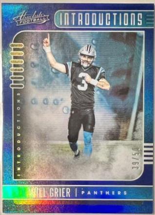 Will Grier [Spectrum Blue] #20