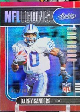 Barry Sanders [Spectrum Red] #9