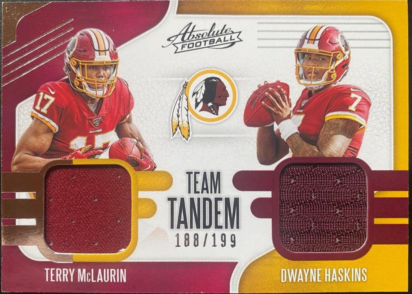 Dwayne Haskins, Terry McLaurin #TTM-WR