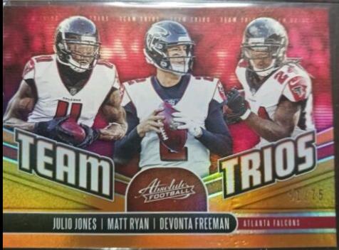Devonta Freeman, Julio Jones, Matt Ryan [Spectrum Orange] #TT-AF