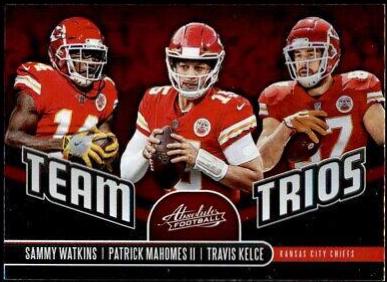 Patrick Mahomes II, Sammy Watkins, Travis Kelce #TT-KC