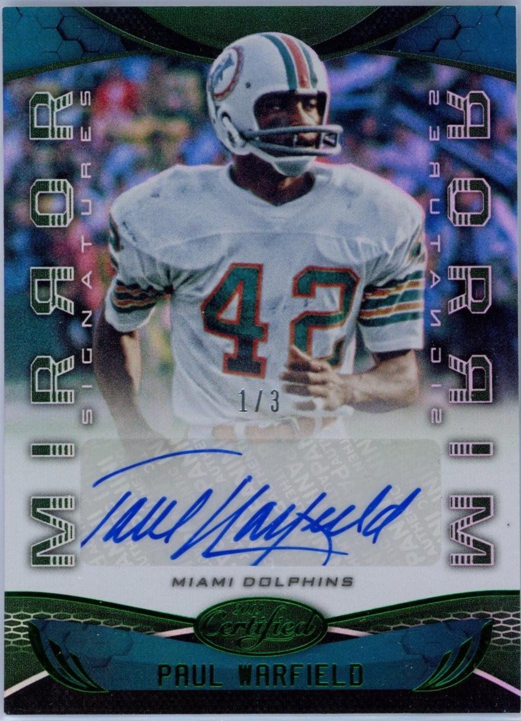 Paul Warfield [Green] #MI-PW
