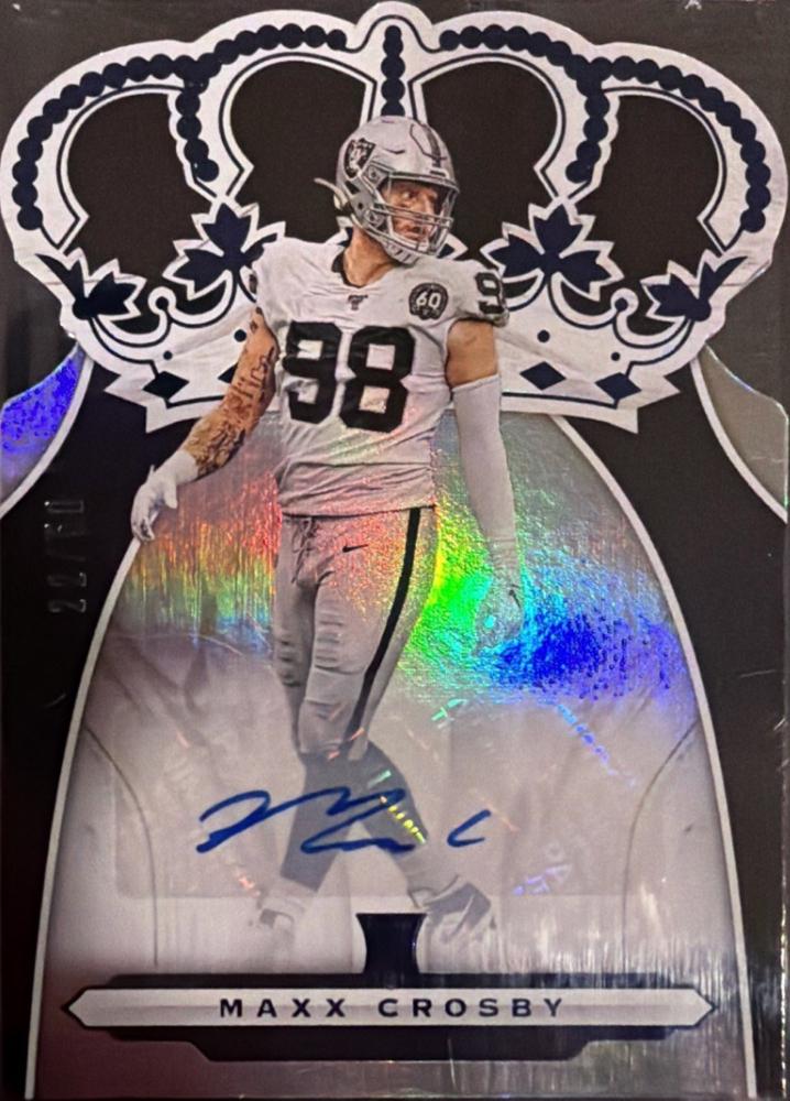 Maxx Crosby [Autograph Blue] #CR-21