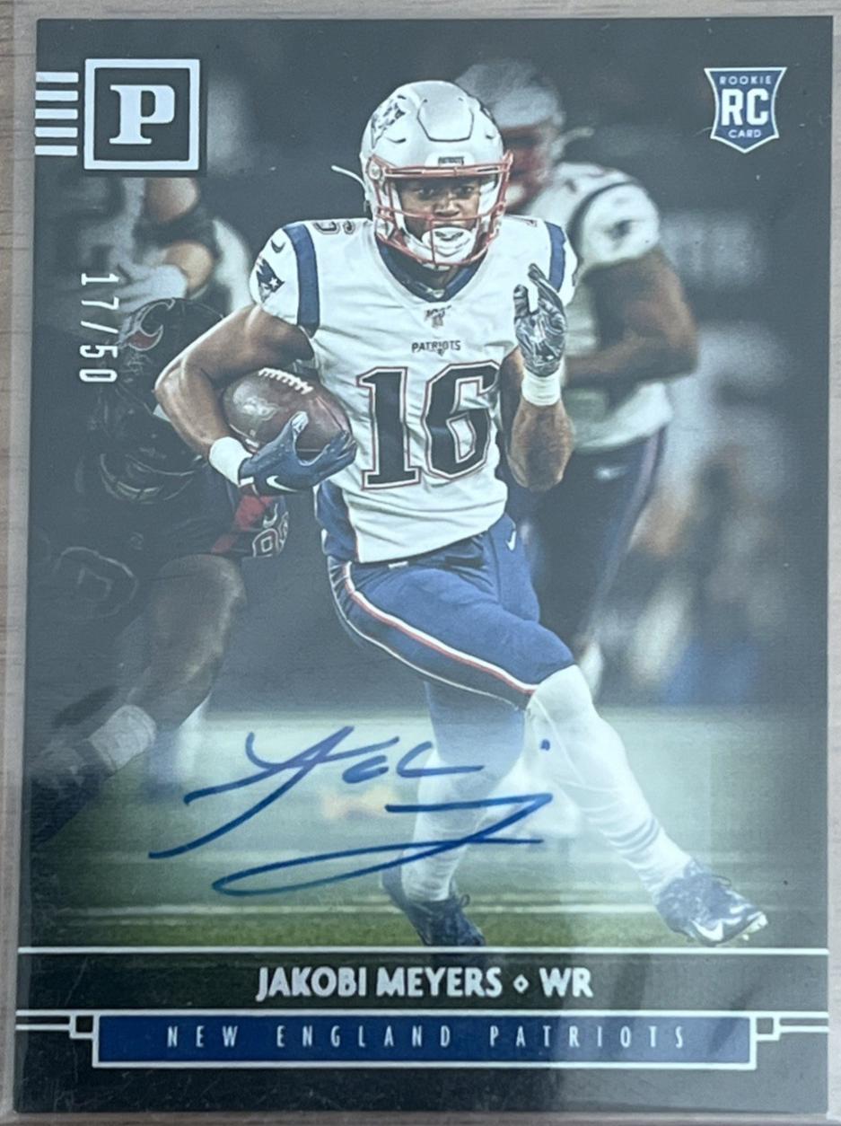 Jakobi Meyers [Signature Silver] #P24