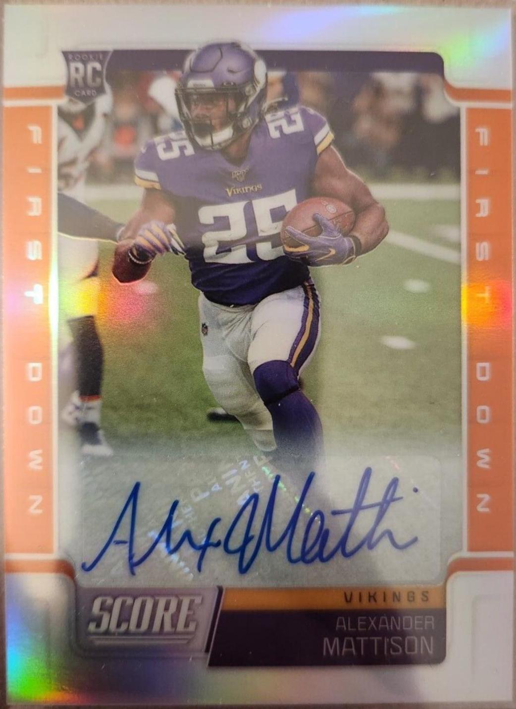 Alexander Mattison [Signature First Down] #462