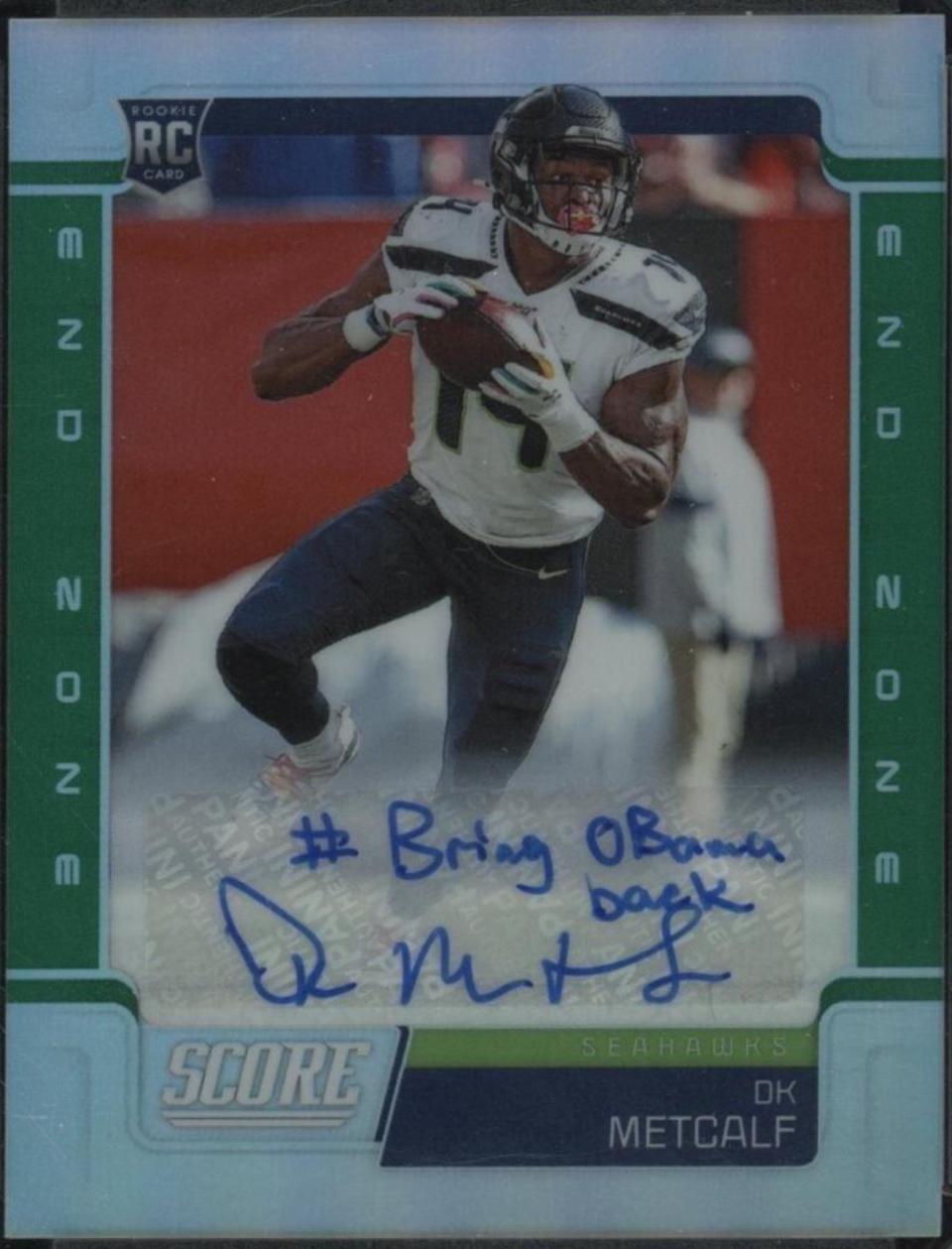 DK Metcalf [Signature End Zone] #453