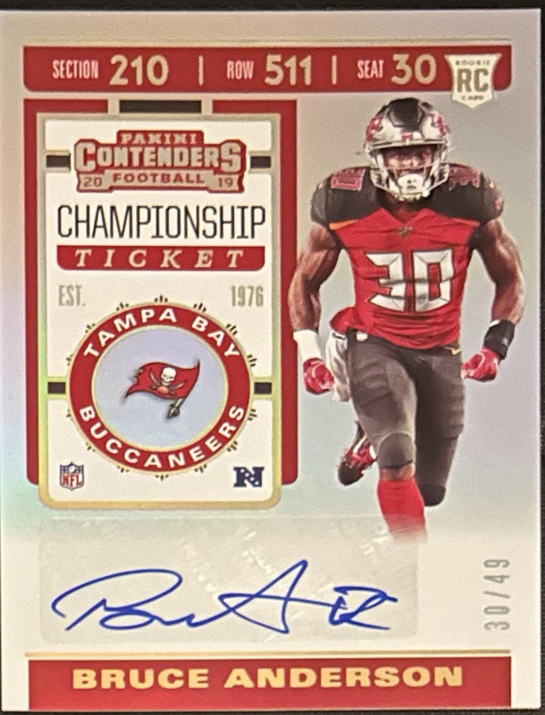 Bruce Anderson [Autograph Championship] #191