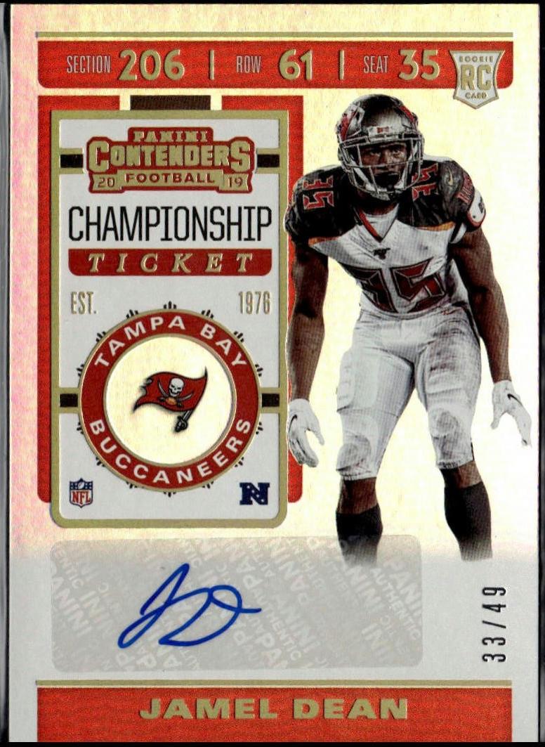 Jamel Dean [Autograph Championship] #218