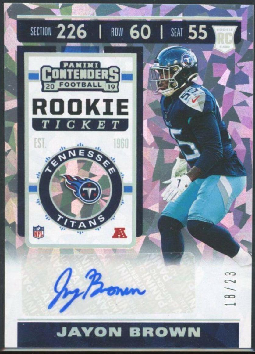 Jayon Brown [Autograph Cracked Ice] #141