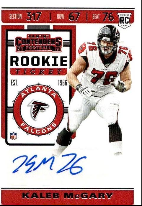 Kaleb McGary [Team Helmet Autograph] #201