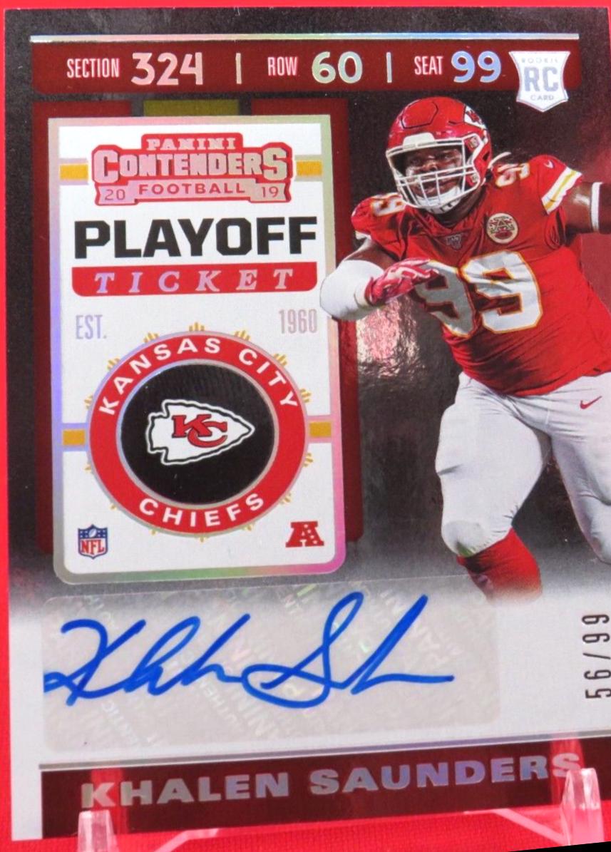 Khalen Saunders [Autograph Playoff] #266