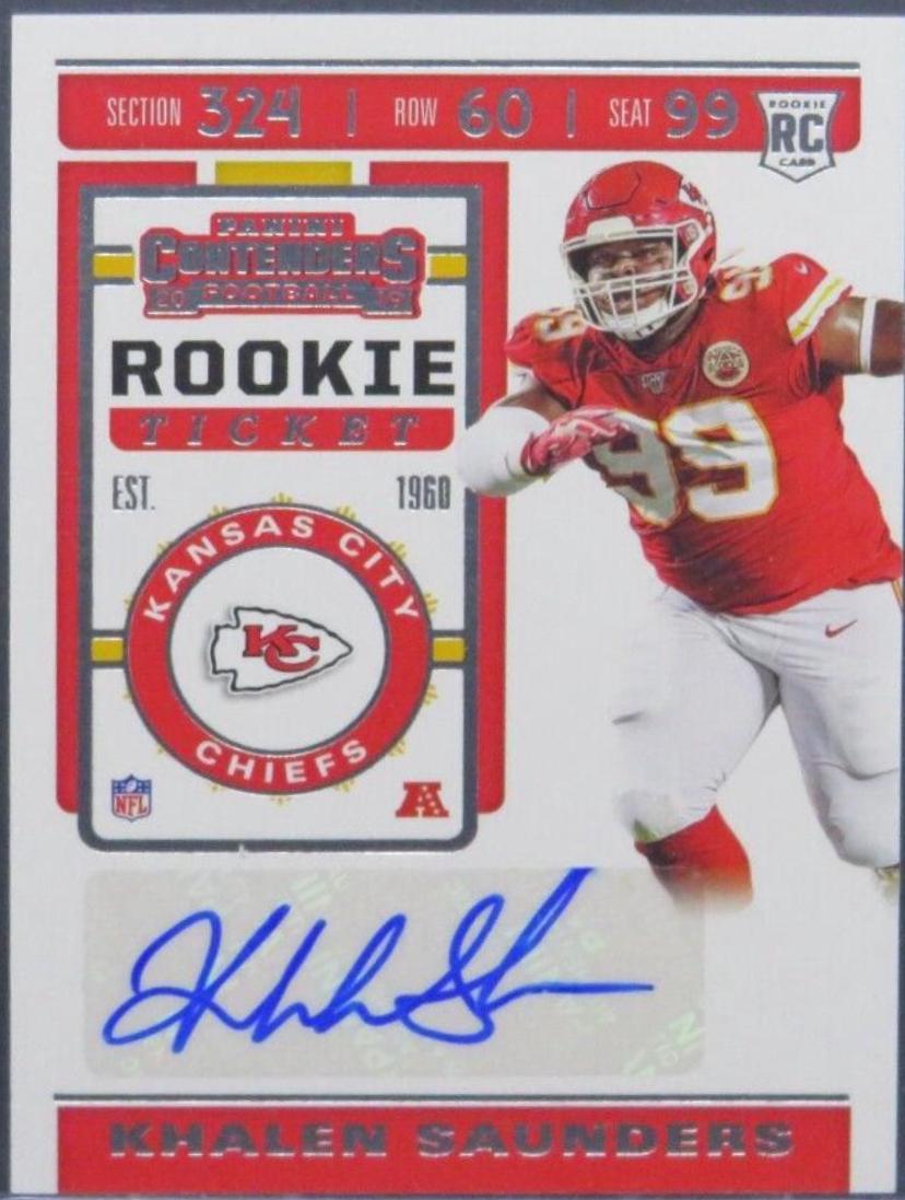 Khalen Saunders [Autograph Ticket Stub] #266