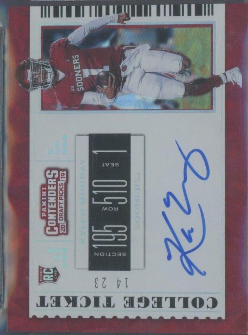 Kyler Murray [Team Helmet Autograph Cracked Ice] #101