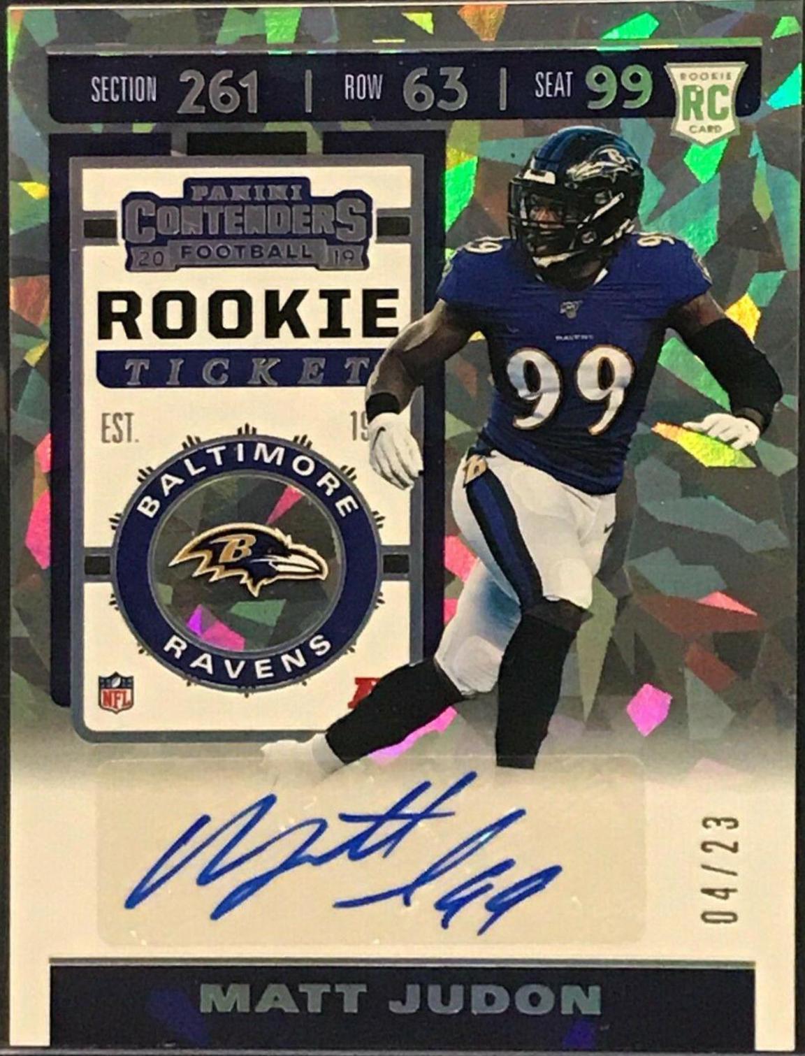 Matt Judon [Autograph Cracked Ice] #153