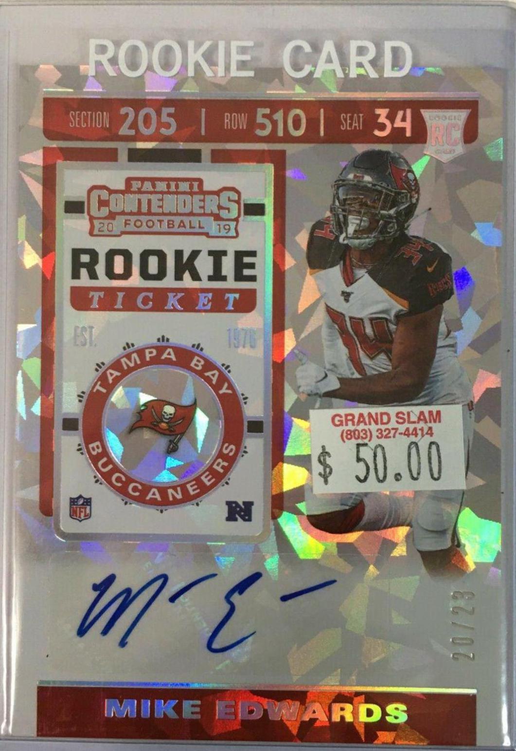 Mike Edwards [Autograph Cracked Ice] #264