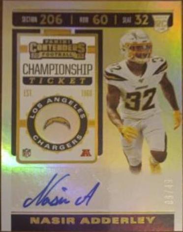 Nasir Adderley [Autograph Championship] #144