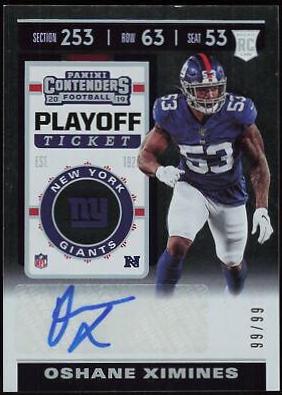 Oshane Ximines [Autograph Playoff] #143