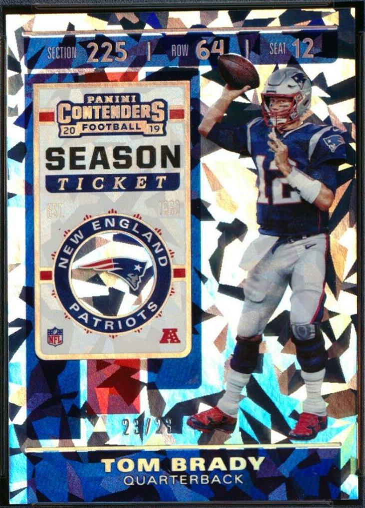 Tom Brady [Cracked Ice Ticket] #9