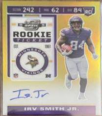 Irv Smith Jr. [Autograph Gold] #121