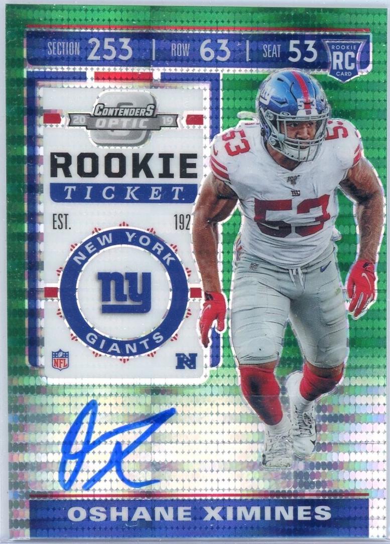 Oshane Ximines [Autograph Green Pulsar] #186