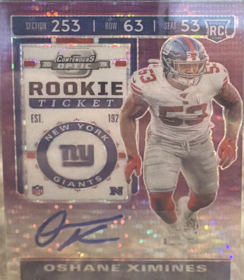 Oshane Ximines [Autograph Purple Pulsar] #186