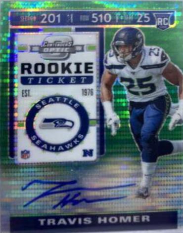Travis Homer [Autograph Green Pulsar] #181