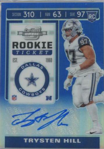 Trysten Hill [Autograph Blue] #183
