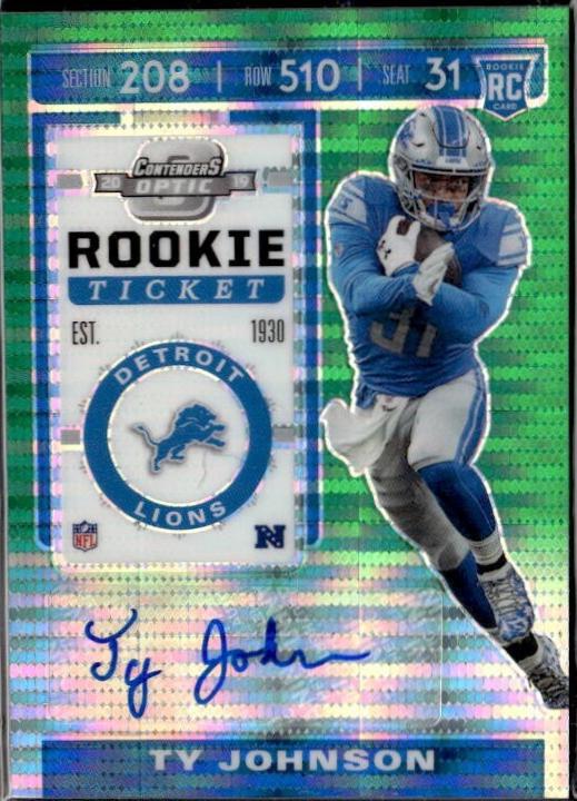 Ty Johnson [Autograph Green Pulsar] #145