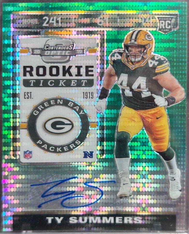 Ty Summers [Autograph Green Pulsar] #195