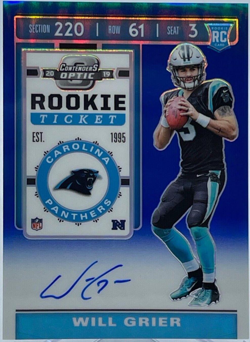 Will Grier [Autograph Blue] #140