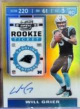 Will Grier [Autograph Gold] #140