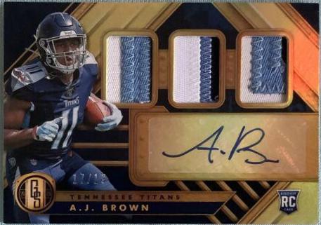 A.J. Brown [Rookie Jersey Autograph Triple Premium] #284