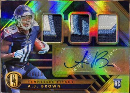 A.J. Brown [Rookie Jersey Autograph Triple] #284