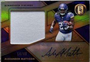 Alexander Mattison [Rookie Jersey Autograph] #232