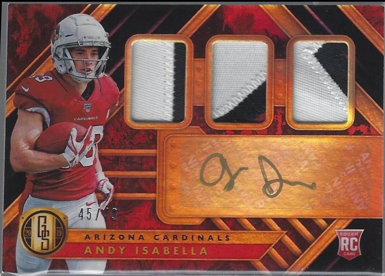 Andy Isabella [Rookie Jersey Autograph Triple Prime] #299