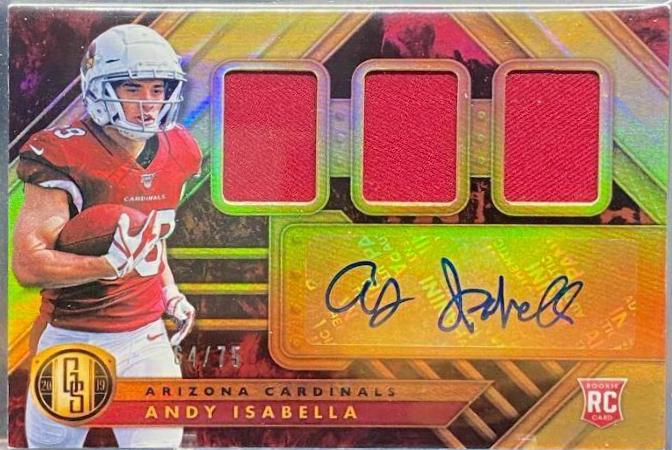 Andy Isabella [Rookie Jersey Autograph Triple] #299