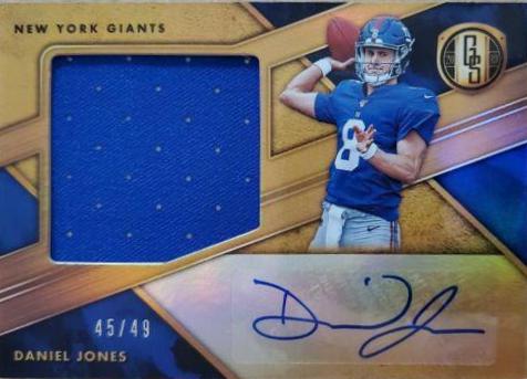Daniel Jones [Rookie Jersey Autographs Jumbo Prime] #304