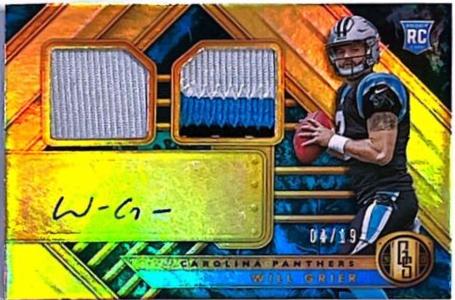 Will Grier [Rookie Jersey Autograph Double Premium] #245