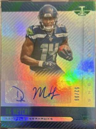 DK Metcalf [Autograph Memorabilia Green] #114