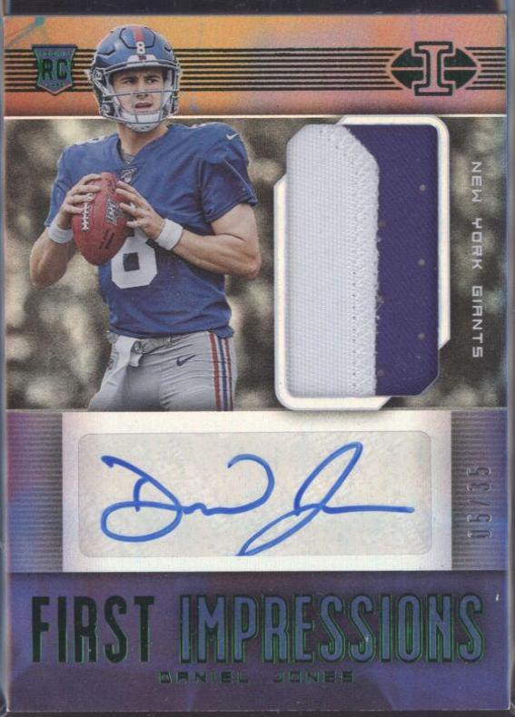 Daniel Jones [Autograph Memorabilia Green] #107