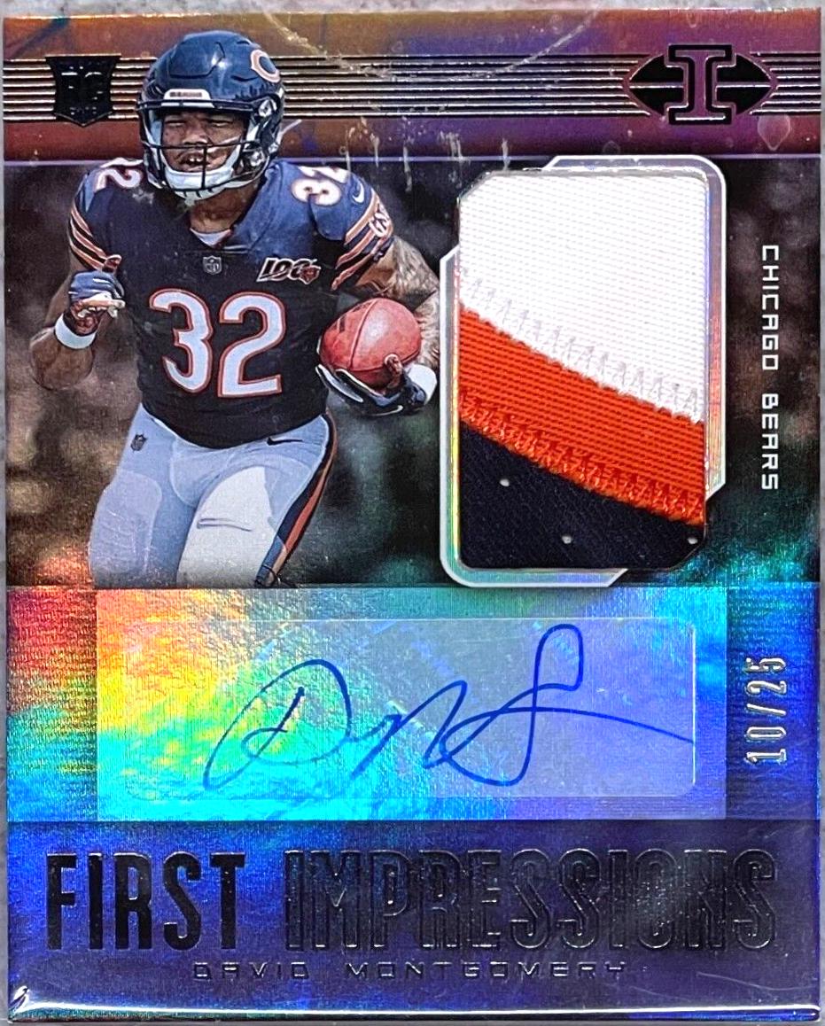 David Montgomery [Autograph Memorabilia Black] #110