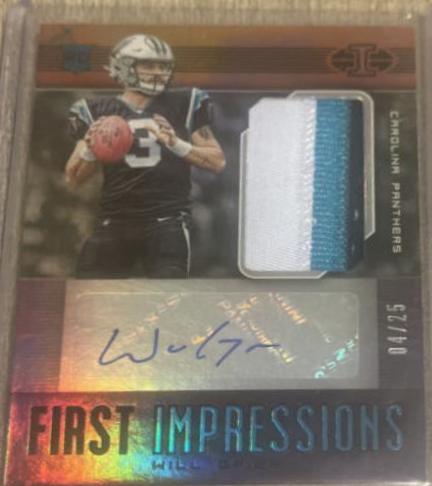 Will Grier [Autograph Memorabilia Black] #140