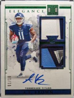 A.J. Brown [Helmet, Patch Autograph Team Logo] #114