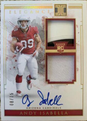 Andy Isabella [Helmet, Patch Autograph Glove] #138