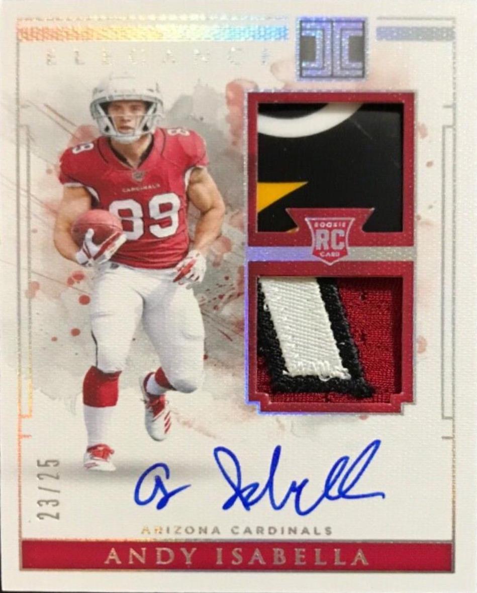 Andy Isabella [Helmet, Patch Autograph] #138