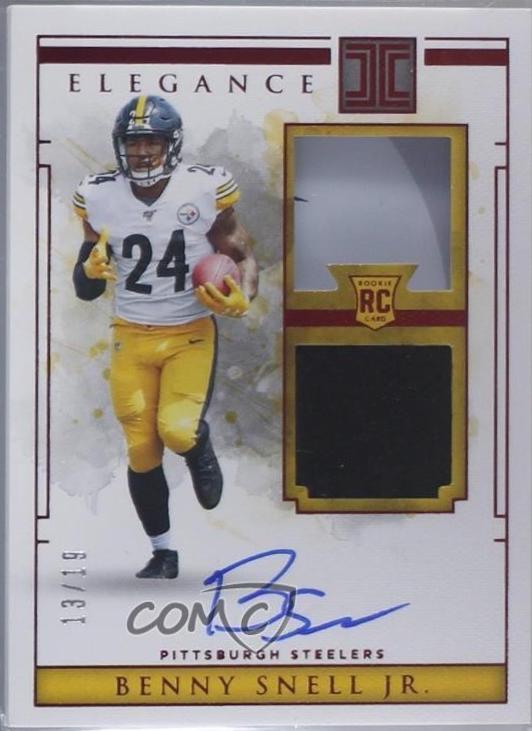 Benny Snell Jr. [Helmet, Patch Autograph Cleat] #128