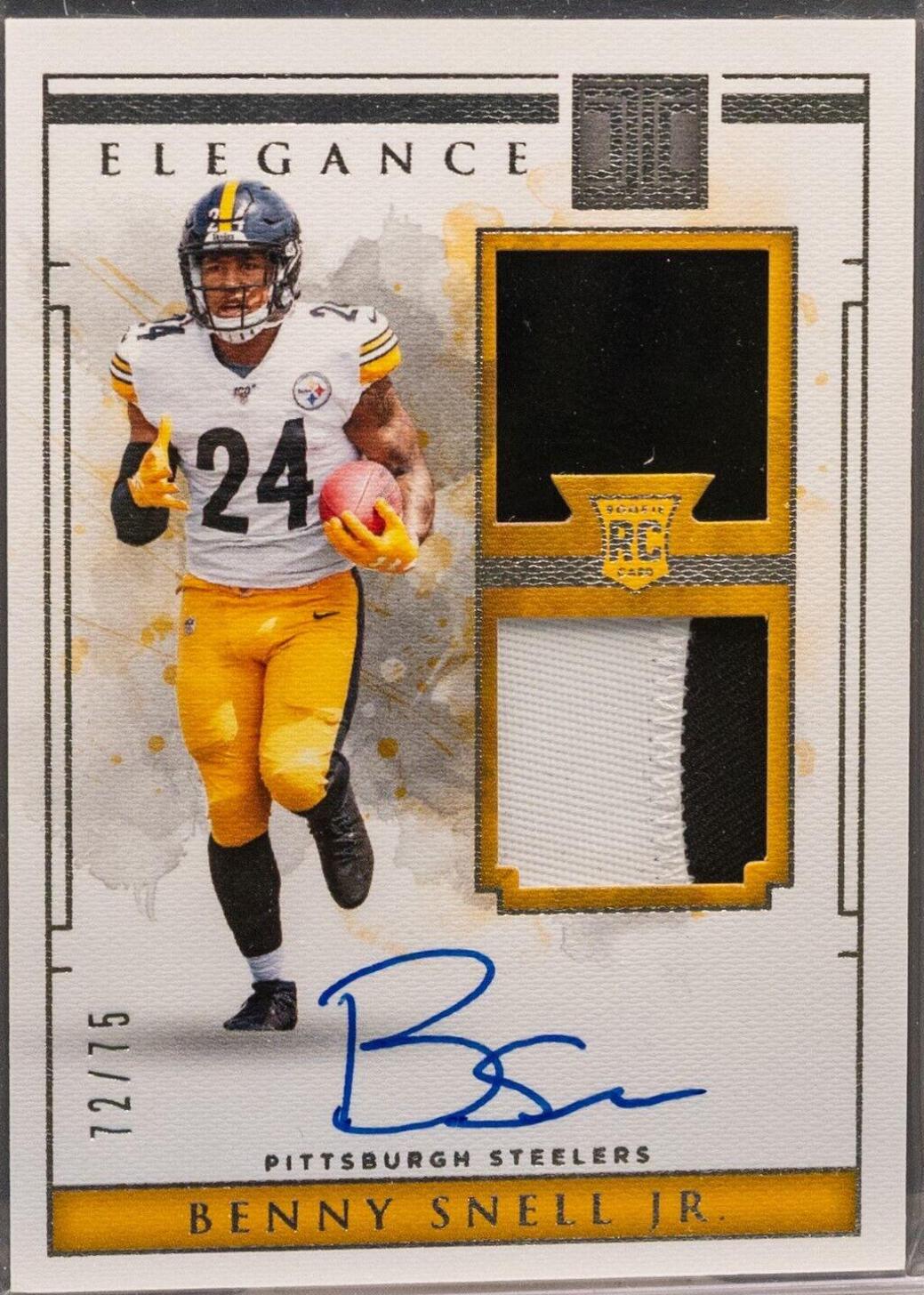 Benny Snell Jr. [Helmet, Patch Autograph] #128